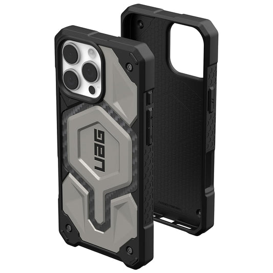 MagSafe puzdro pre Apple iPhone 16 Pro Max, Urban Armor Gear, Monarch Pro, Sivá