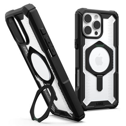 MagSafe puzdro pre Apple iPhone 16 Pro Max, Urban Armor Gear, Plasma XTE, čierne priehľadné