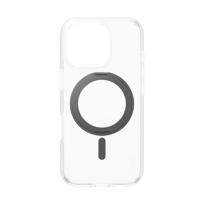 Puzdro MagSafe pre Apple iPhone 16 Pro, PanzerGlass, Care Feature Kickstand, Čierne Transparentné