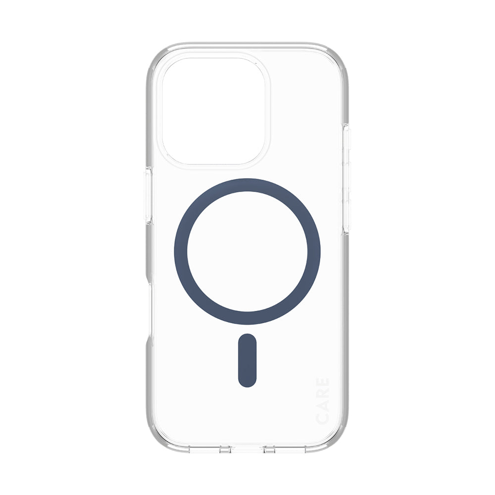 Puzdro MagSafe pre Apple iPhone 16 Pro, PanzerGlass, Care Urban Combat, Modrá Transparentnosť