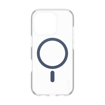 Puzdro MagSafe pre Apple iPhone 16 Pro, PanzerGlass, Care Urban Combat, Modrá Transparentnosť