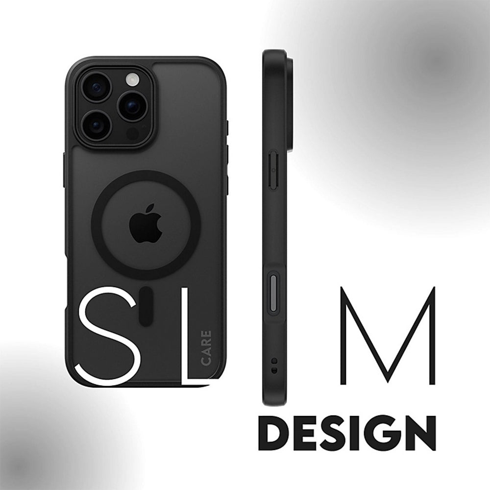 Puzdro MagSafe pre Apple iPhone 16 Pro, PanzerGlass, Frame, Číra Čierna