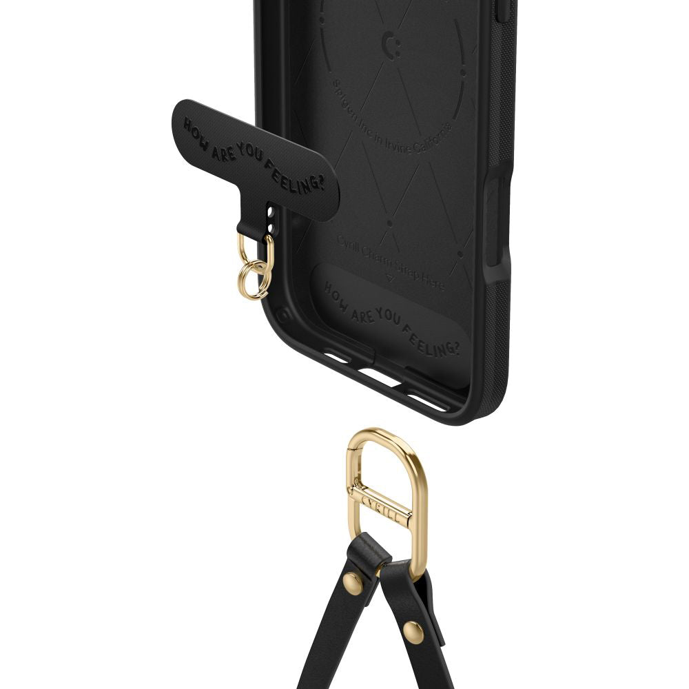 MagSafe Case for Apple iPhone 16 Pro, Spigen, Cyrill Kajuk Classic Charm, Black