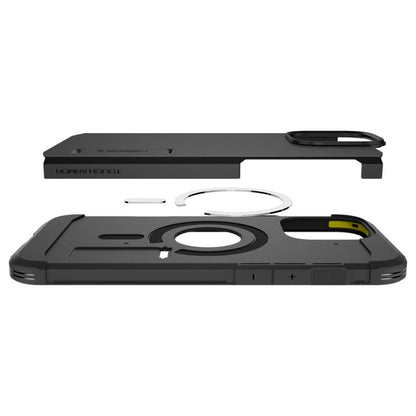 MagSafe puzdro pre Apple iPhone 16 Pro, Spigen, Tough Armor, čierne ACS08146