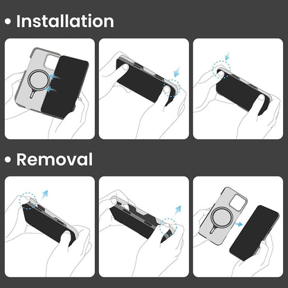 MagSafe puzdro pre Apple iPhone 16 Pro, Techsuit, aramidové vlákno, čierne