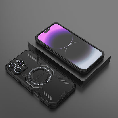 MagSafe puzdro pre Apple iPhone 16 Pro, Techsuit, ArmorMag, čierne