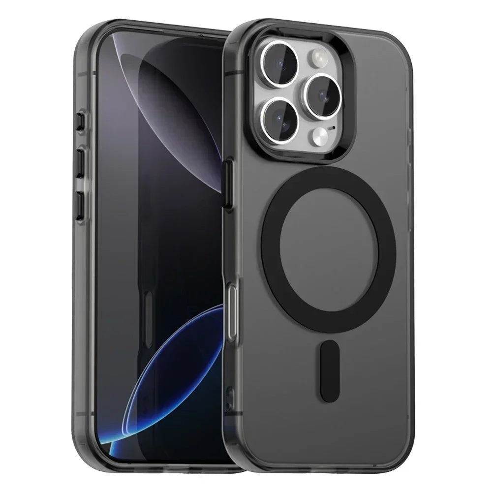MagSafe puzdro pre Apple iPhone 16 Pro, Techsuit, CandyCase, čierne