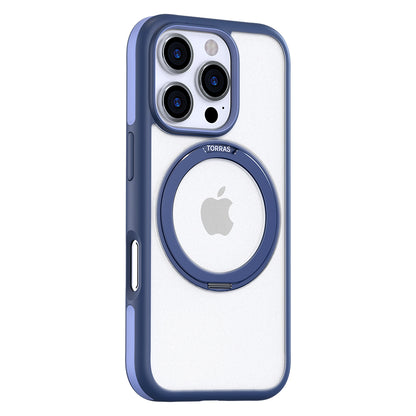 Puzdro MagSafe pre Apple iPhone 16 Pro, Torras, Ostand R Fusion, Námornícka modrá