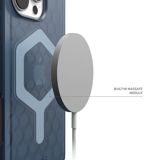 MagSafe puzdro pre Apple iPhone 16 Pro, Urban Armor Gear, Essential Armor, modré