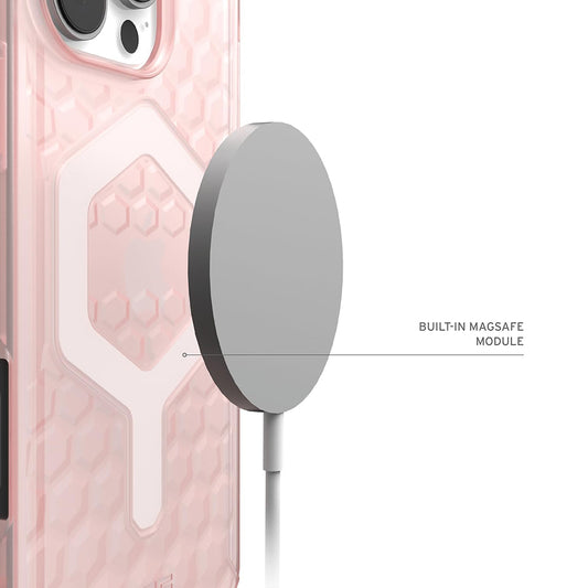 MagSafe puzdro pre Apple iPhone 16 Pro, Urban Armor Gear, Essential Armor, Ružové