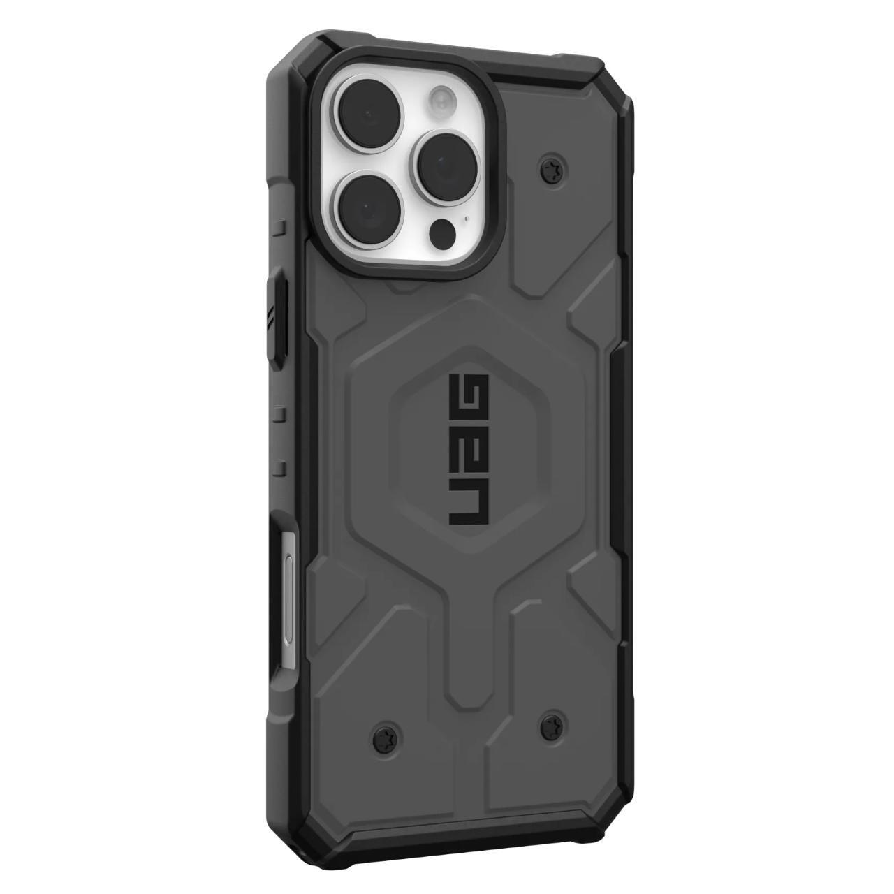 MagSafe puzdro pre Apple iPhone 16 Pro, Urban Armor Gear, Pathfinder, Strieborné