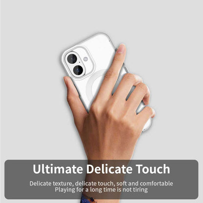 MagSafe puzdro pre Apple iPhone 16, Techsuit, CandyCase, Biele