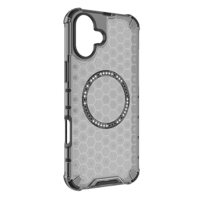 MagSafe puzdro pre Apple iPhone 16, Techsuit, HoneyComb Shield, čierne