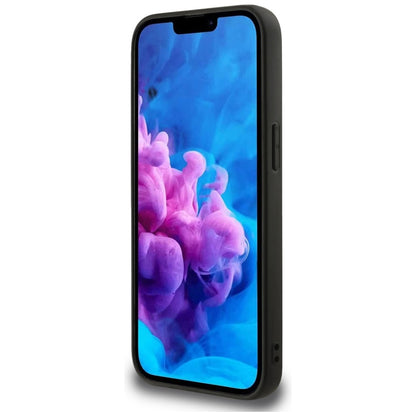 Puzdro MagSafe pre Apple iPhone 16e, Guess, Peony Script, Čierne