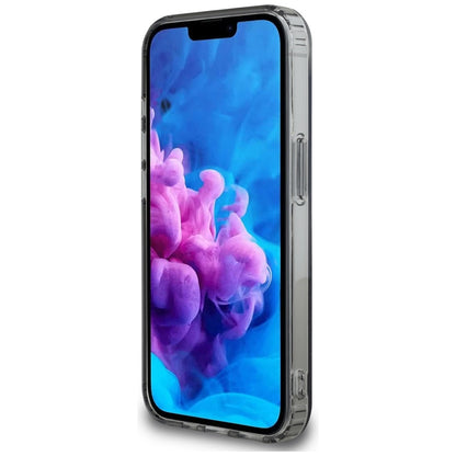 Puzdro MagSafe pre Apple iPhone 16e, Karl Lagerfeld, IML Metal Karl & Choupette's Heads, Čierne