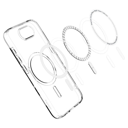 Puzdro MagSafe pre Apple iPhone 17e / 16e, Spigen, Liquid Crystal, Priehľadné