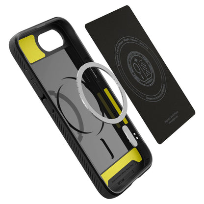 Puzdro MagSafe pre Apple iPhone 17e / 16e, Spigen, Rugged Armor, Matná Čierna