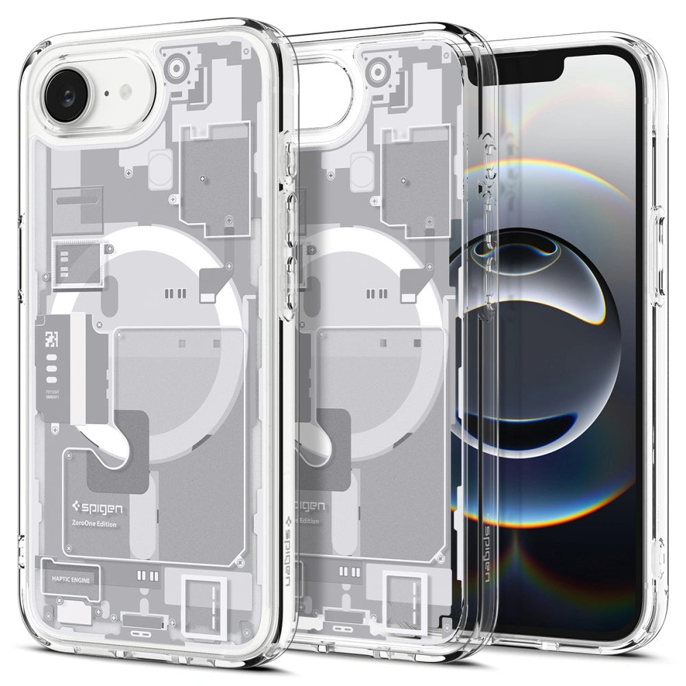 MagSafe Case for Apple iPhone 17e / 16e, Spigen, Ultra Hybrid Zero One, White