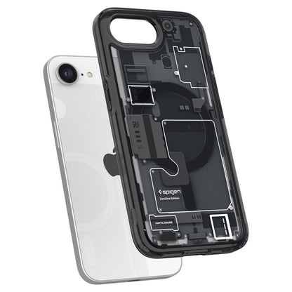 Puzdro MagSafe pre Apple iPhone 17e / 16e, Spigen, Ultra Hybrid Zero One, Čierne
