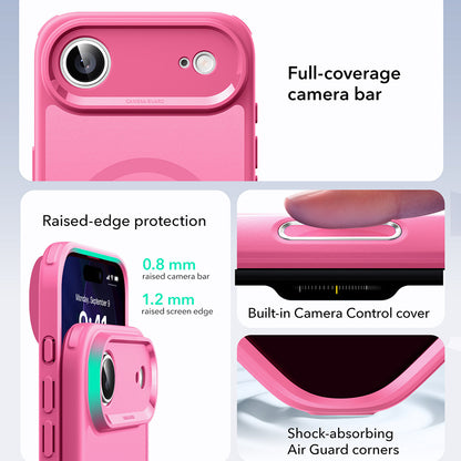 Puzdro MagSafe pre Apple iPhone 17 Air, ESR, Classic Hybrid, Saténové Ružové