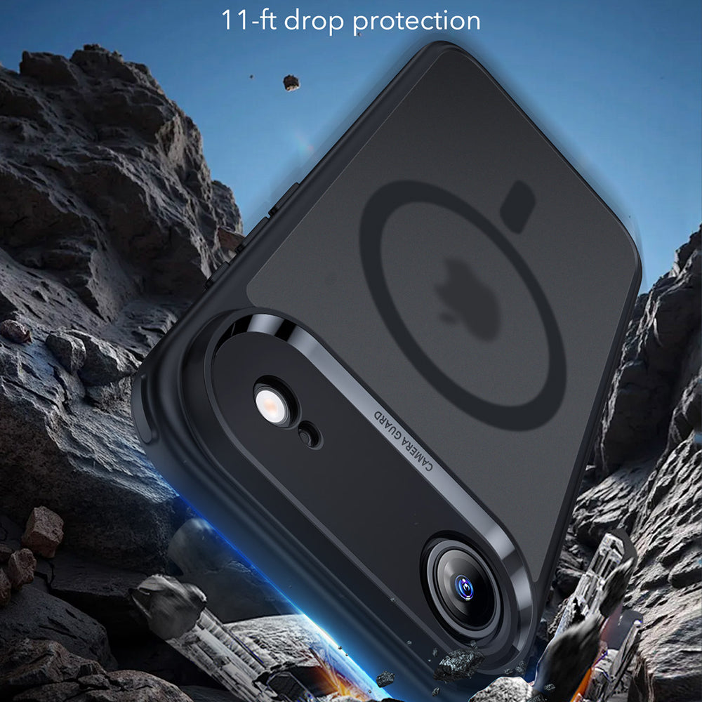 Puzdro MagSafe pre Apple iPhone 17 Air, ESR, Classic Hybrid, Saténová čierna