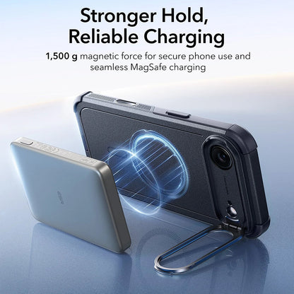 Puzdro MagSafe pre Apple iPhone 17 Air, ESR, Cyber Armor Kickstand, Čierne