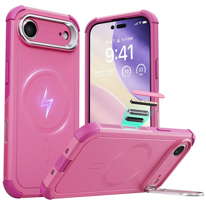 Puzdro MagSafe pre Apple iPhone 17 Air, ESR, Cyber Armor Kickstand, Ružové