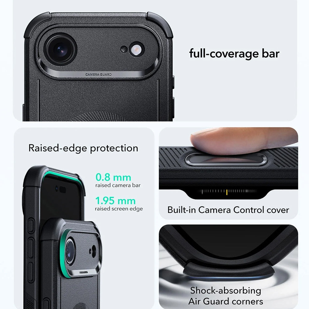 Puzdro MagSafe pre Apple iPhone 17 Air, ESR, Cyber, Čierne