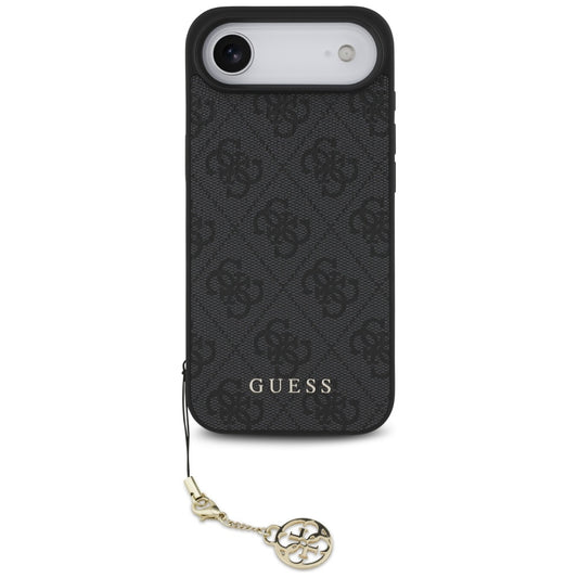 Puzdro MagSafe pre Apple iPhone 17 Air, Guess, 4G Charm Cradle, Čierne