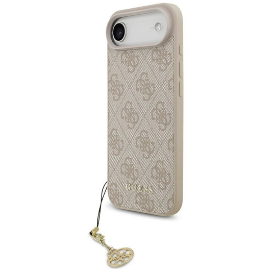Puzdro MagSafe pre Apple iPhone 17 Air, Guess, 4G Charm Cradle, Ružové