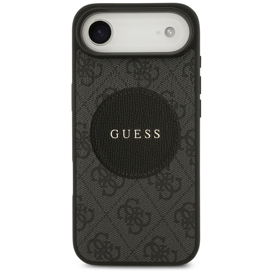 Puzdro MagSafe pre Apple iPhone 17 Air, Guess, 4G Circle Classic Logo, Čierne