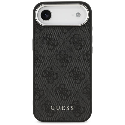 Puzdro MagSafe pre Apple iPhone 17 Air, Guess, 4G Classic Logo, Čierne