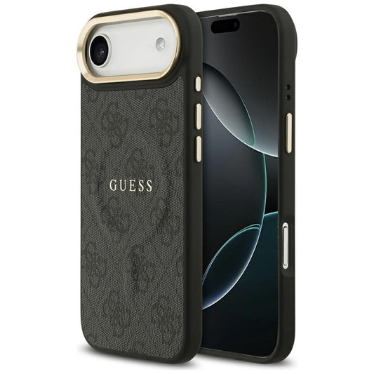 Puzdro MagSafe pre Apple iPhone 17 Air, Guess, 4G Classic, Čierne
