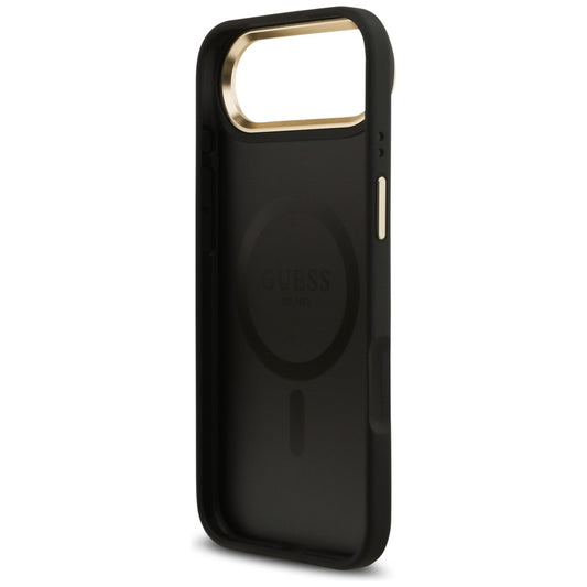 Puzdro MagSafe pre Apple iPhone 17 Air, Guess, 4G Classic, Čierne