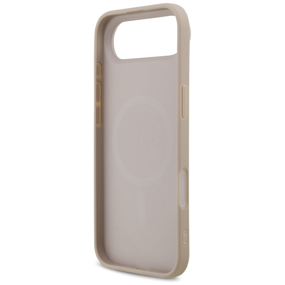 Puzdro MagSafe pre Apple iPhone 17 Air, Guess, 4G Printed Stripes, Ružové
