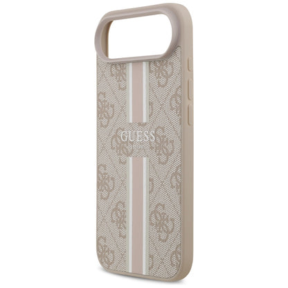 Puzdro MagSafe pre Apple iPhone 17 Air, Guess, 4G Printed Stripes, Ružové