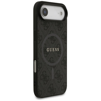 Puzdro MagSafe pre Apple iPhone 17 Air, Guess, 4G Ring Classic Logo, Čierne