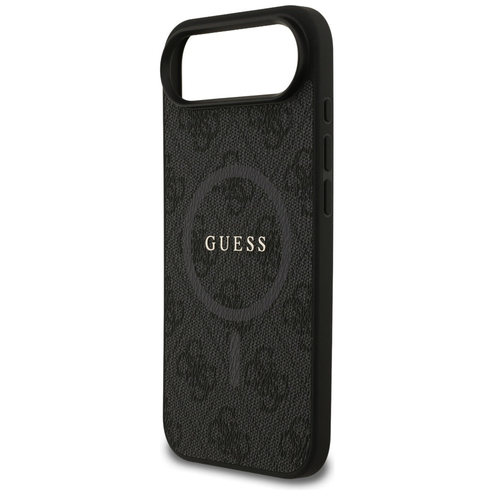 Puzdro MagSafe pre Apple iPhone 17 Air, Guess, 4G Ring Classic Logo, Čierne