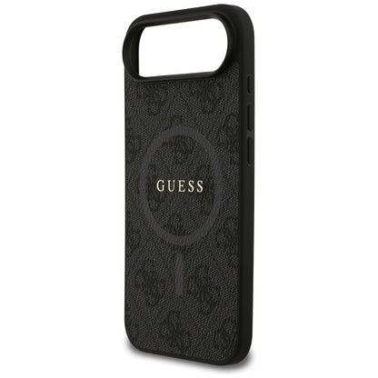Puzdro MagSafe pre Apple iPhone 17 Air, Guess, 4G Ring Classic Logo, Čierne