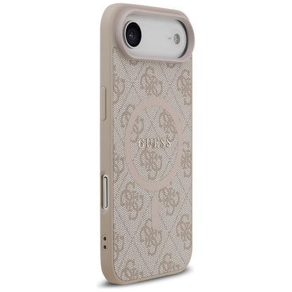 MagSafe Case for Apple iPhone 17 Air, Guess, 4G Ring Classic Logo, Pink