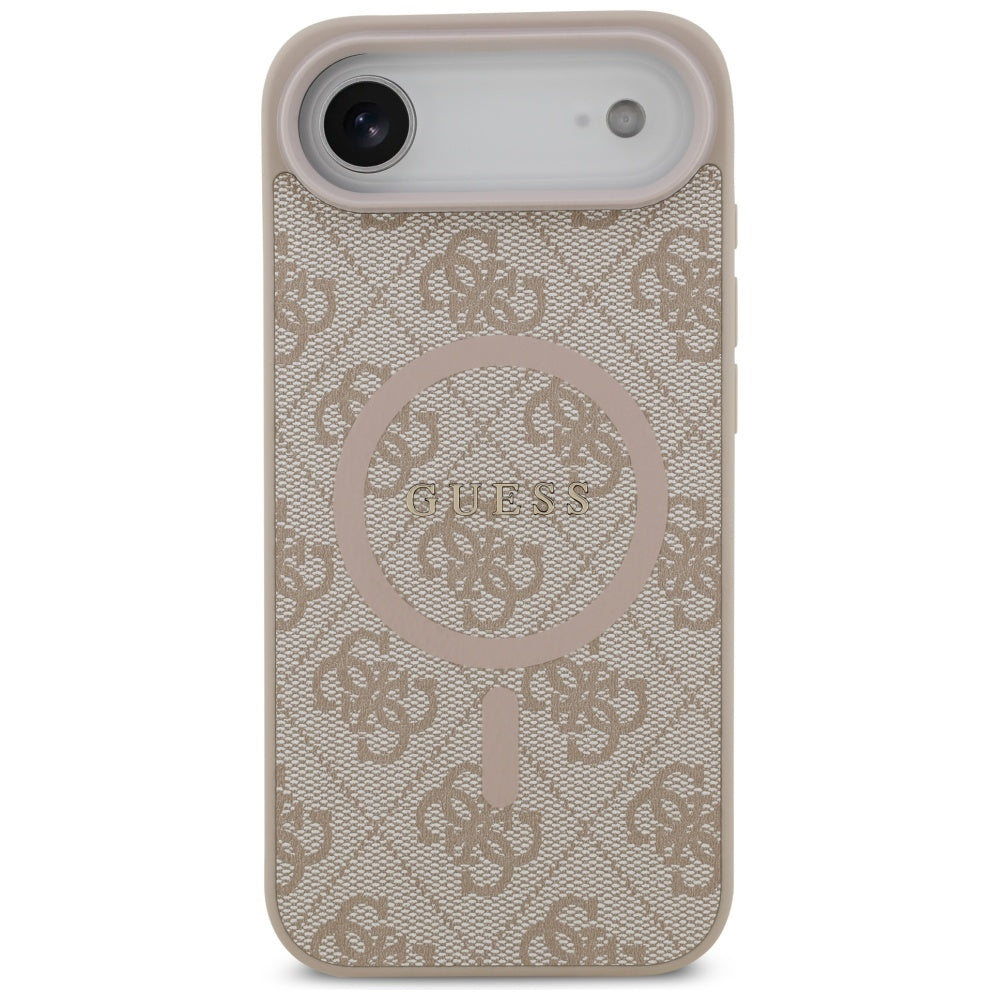 MagSafe Case for Apple iPhone 17 Air, Guess, 4G Ring Classic Logo, Pink