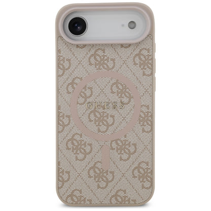 MagSafe Case for Apple iPhone 17 Air, Guess, 4G Ring Classic Logo, Pink