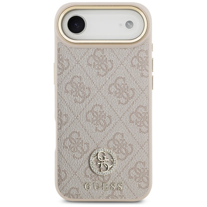 Puzdro MagSafe pre Apple iPhone 17 Air, Guess, 4G Strass Logo, Ružové