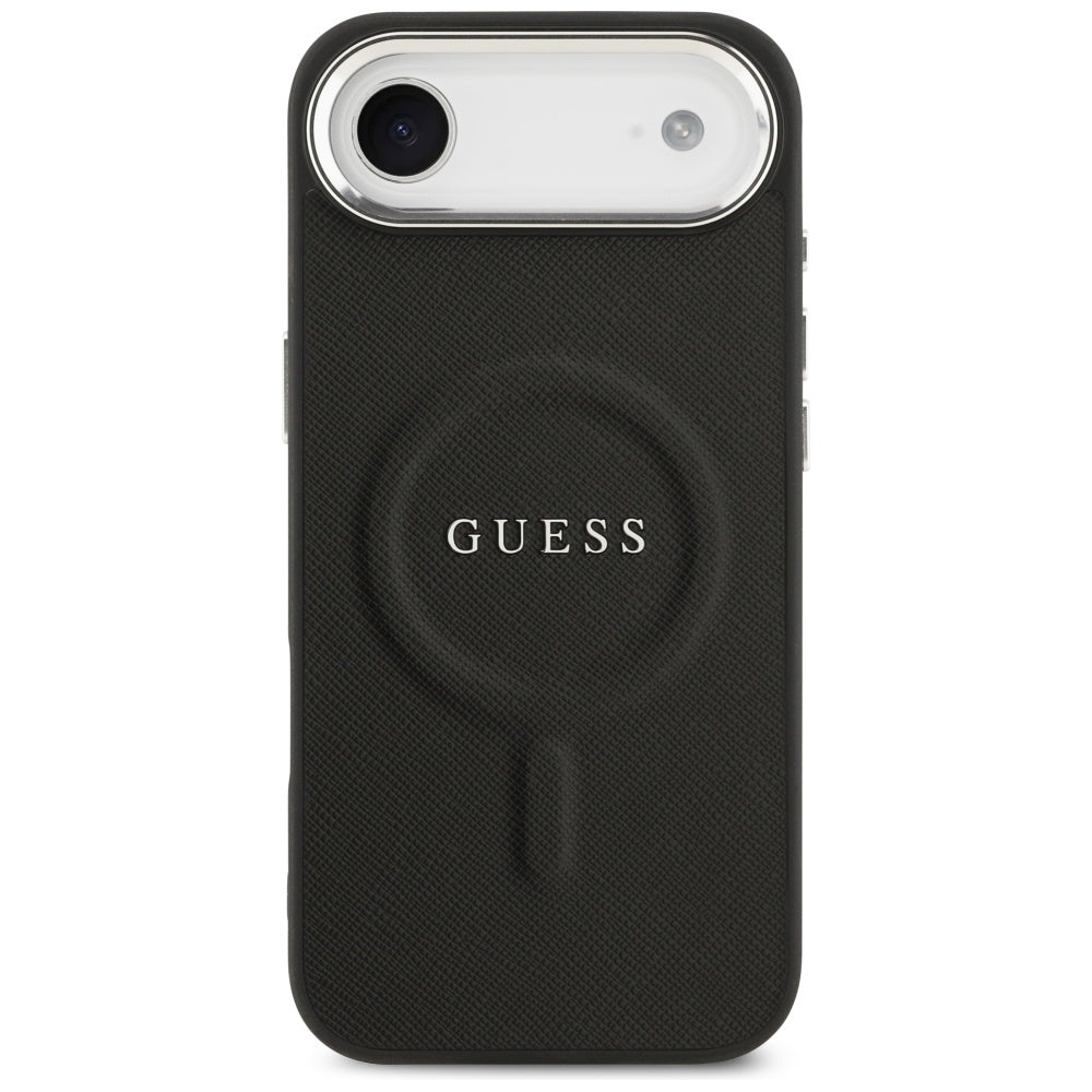 Puzdro MagSafe pre Apple iPhone 17 Air, Guess, Classic Logo, Čierne