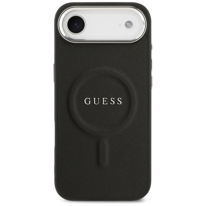 Puzdro MagSafe pre Apple iPhone 17 Air, Guess, Classic Logo, Čierne