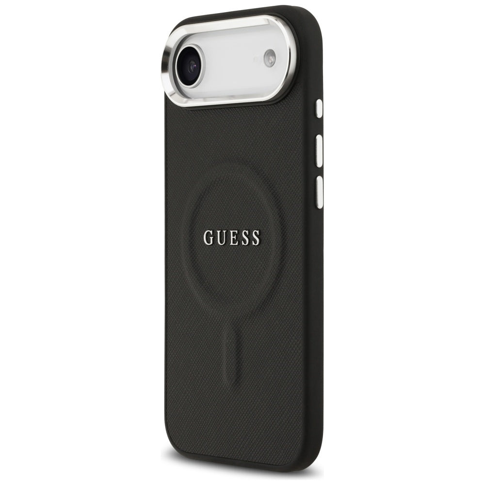 Puzdro MagSafe pre Apple iPhone 17 Air, Guess, Classic Logo, Čierne