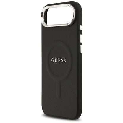 Puzdro MagSafe pre Apple iPhone 17 Air, Guess, Classic Logo, Čierne