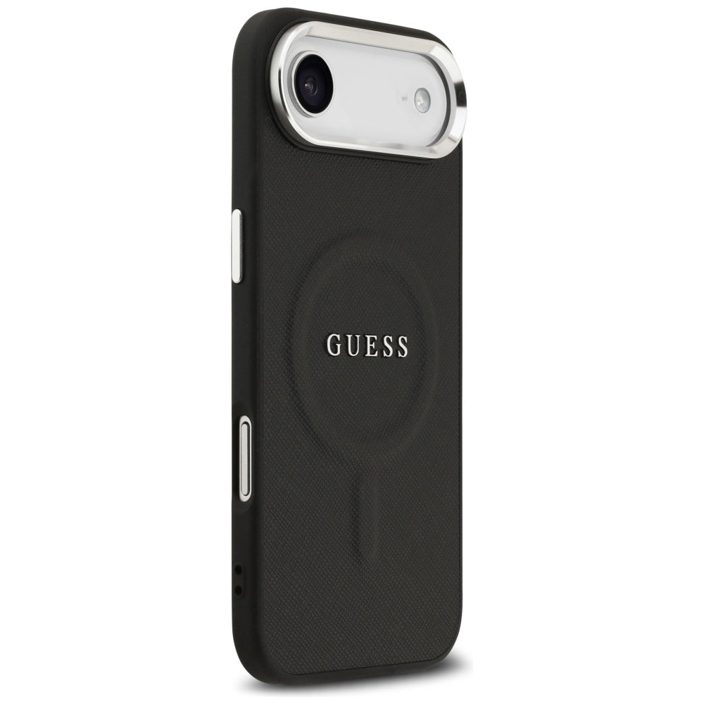 Puzdro MagSafe pre Apple iPhone 17 Air, Guess, Classic Logo, Čierne
