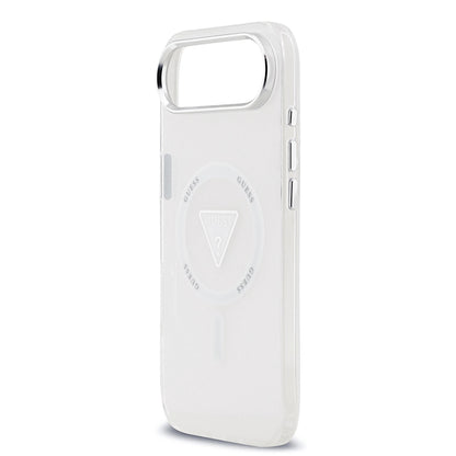 MagSafe Case for Apple iPhone 17 Air, Guess, IML Gradient Triangle Logo, Transparent