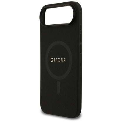 Puzdro MagSafe pre Apple iPhone 17 Air, Guess, Saffiano Classic Logo, Čierne